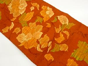 花唐草模様織出し名古屋帯